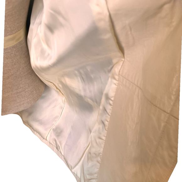 VINTAGE Romano by Red Kid USA Womens Jacket Leather White Mid Length M/L - Picture 7 of 11